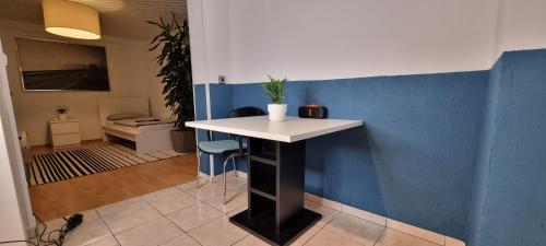 Ένα μπάνιο στο Private Wohnung in Leimen