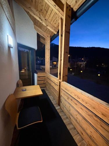 Vue générale sur la montagne ou vue sur la montagne depuis l'appartement