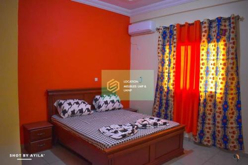 Krevet ili kreveti u jedinici u objektu Appartement meublé haut standing à Yaoundé