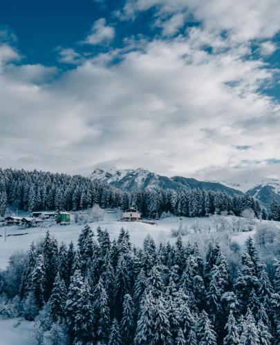 L'établissement Tuğra Butik Otel en hiver