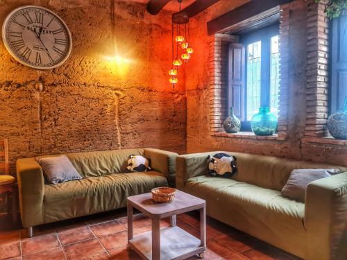 Posezení v ubytování Albergue El Encanto
