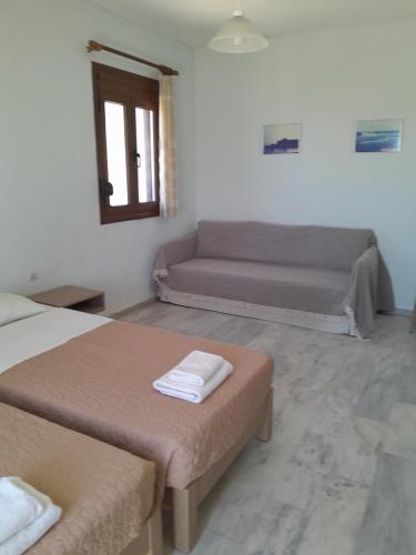 Гостиная зона в Kavos Melissa Studios