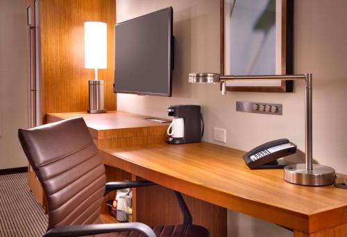 TV a/nebo společenská místnost v ubytování Hyatt Place Salt Lake City/Lehi