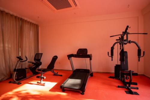 Fitness centrum a/nebo fitness zařízení v ubytování Citrus Prime Kanha Resort and Villas
