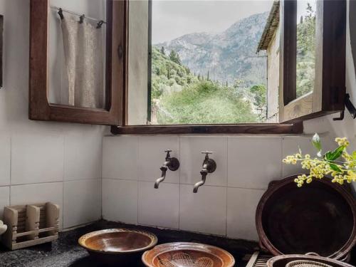 Γενική θέα στο βουνό ή θέα στο βουνό από  αυτή η παραθεριστική κατοικία