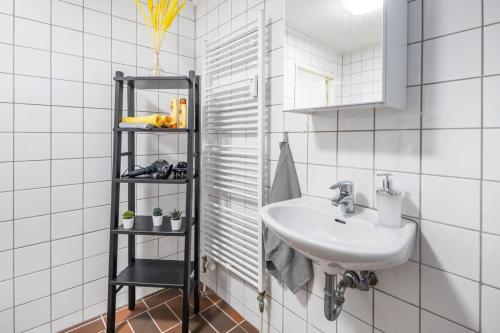Phòng tắm tại Hamburg City Apartment