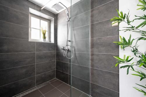 Koupelna v ubytování Living in Munich City Center