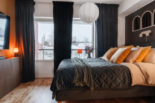 Postel nebo postele na pokoji v ubytování Guestly Homes - Elite Studio