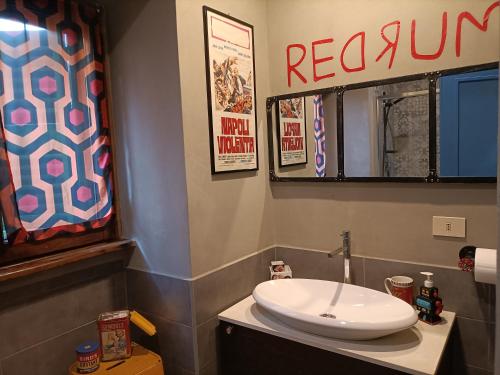 A bathroom at The Place