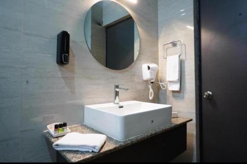 Kylpyhuone majoituspaikassa Sandip Ghasso Residency