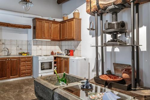 Kuchyň nebo kuchyňský kout v ubytování Olive Guesthouse Junior