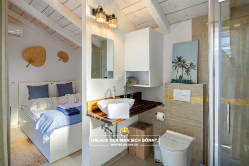 Ένα μπάνιο στο Villa Ohana Krk