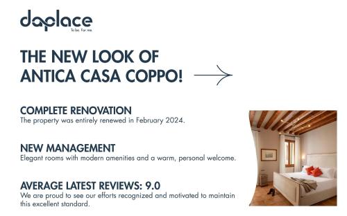 Captura de pantalla del nuevo look de antica casa copapa en Daplace - Antica Casa Coppo, en Venecia