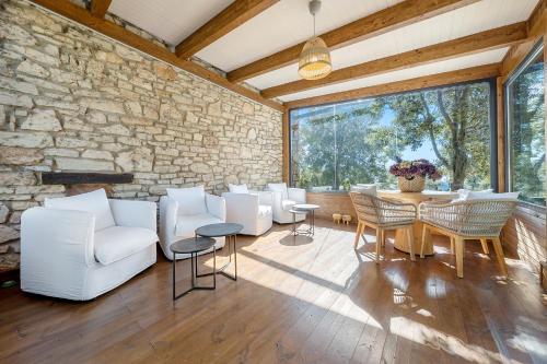 Posezení v ubytování Casa Entera Mas De L'arlequi