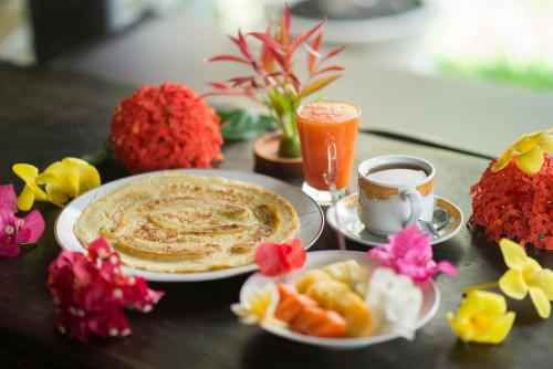 Jídlo v vily nebo okolí