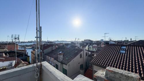 a view from the roof of a building at Casa Raffi by Ca-Sa Check in Chioggia