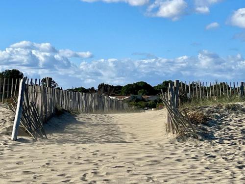 Villa front de mer, plage nature