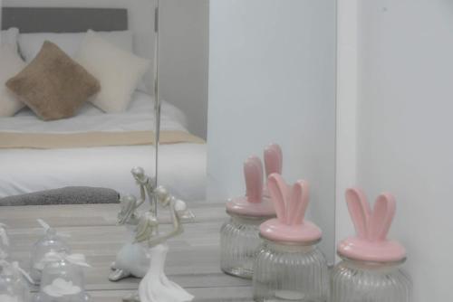 Ένα ή περισσότερα κρεβάτια σε δωμάτιο στο Dumfries Apartment 2