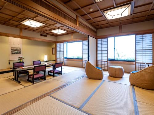 Un lugar para sentarse en Hotel Fukiageso