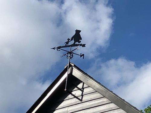 a weather vane on the top of a building at The Nest Danehill in Haywards Heath