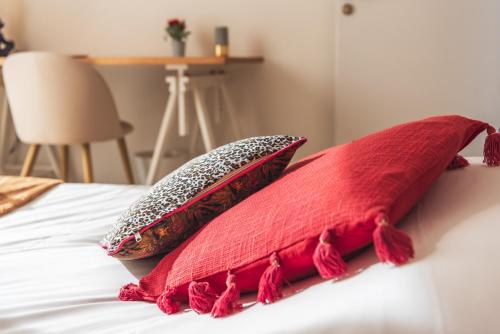 Letto o letti in una camera di Nouveau - Sweet Garden - Maison avec jardin