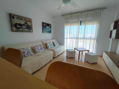 Posezení v ubytování Apartamento Lajarraga Familias y parejas