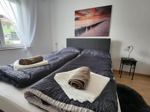 Ένα ή περισσότερα κρεβάτια σε δωμάτιο στο Apartment Vanessa