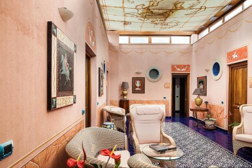 Posezení v ubytování Hotel Eros