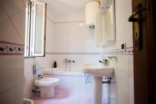 Ett badrum på Casa Ferrigno