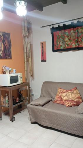 A seating area at Shanti Ca' casa indipendente con giardino