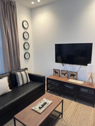 TV a/nebo společenská místnost v ubytování Apartamentos Moncloa