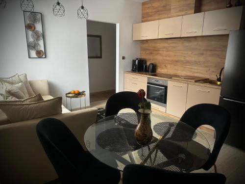 Uma área de estar em Apartament Nowar