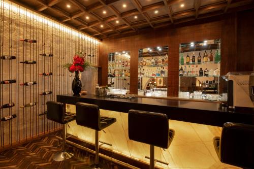 Ο χώρος του lounge ή του μπαρ στο La Hostería Boutique Hotel