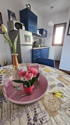 Kuchyň nebo kuchyňský kout v ubytování Sardegna Relax House