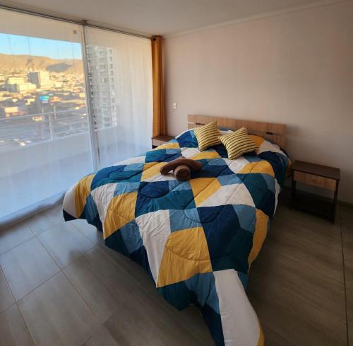 Letto o letti in una camera di Departamento ejecutivo
