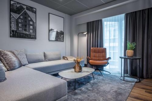 Χώρος καθιστικού στο Radisson Blu Royal Garden Hotel, Trondheim