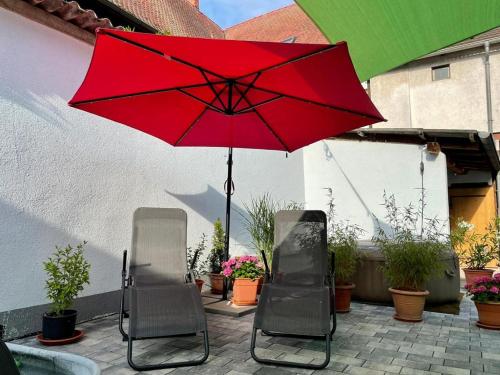 Patio nebo venkovní prostory v ubytování Haus Gaui