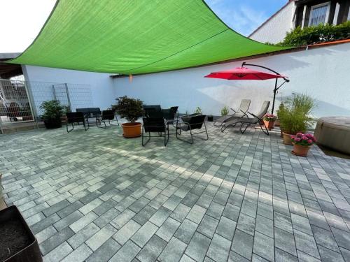 Balkón nebo terasa v ubytování Haus Gaui