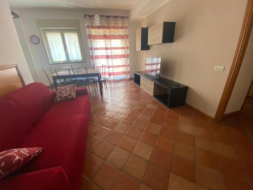 Un televizor și/sau centru de divertisment la Ermes House