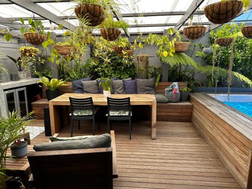Hồ bơi trong/gần Wood fired Hot Tub-Relaxing Escape