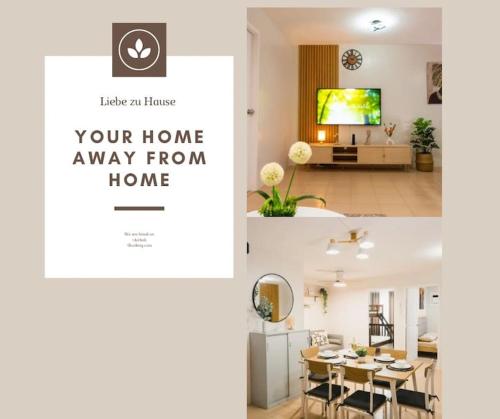 an image of a living room and a dining room at 2 BR Unit in the heart of Iloilo Self Check-in in Iloilo City