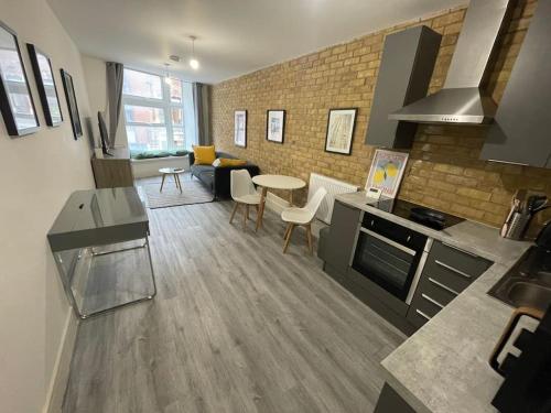 Η κουζίνα ή μικρή κουζίνα στο Stunning 1 bed central flat