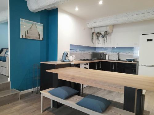 Η κουζίνα ή μικρή κουζίνα στο Superbe loft 52 m2 où tout est accessible à pied