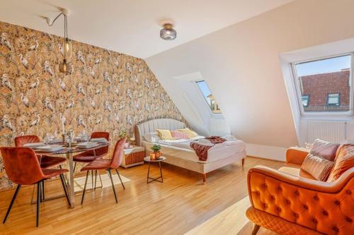 Dry Flower Apartment - 2 Bedrooms - Gym - Parking - Rooftop - New