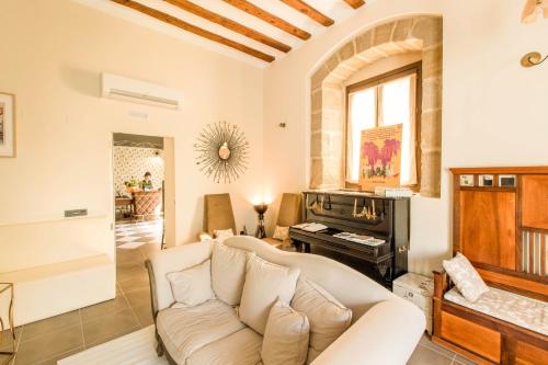 Χώρος καθιστικού στο Teatrisso Hotel Palacio
