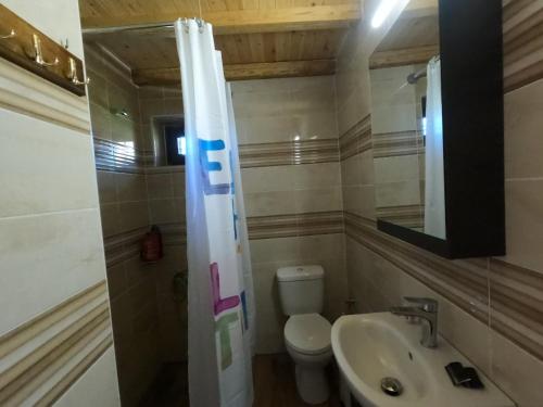 Koupelna v ubytování Pelion Cozy Residency