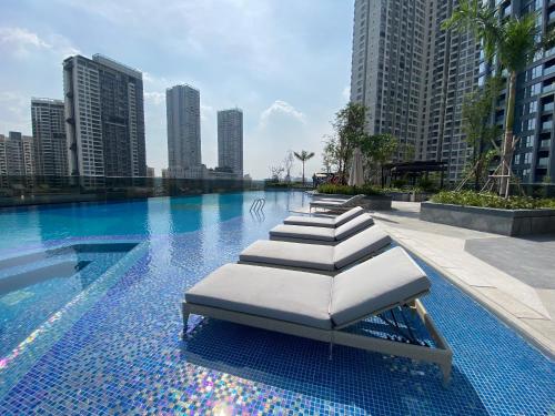 Πισίνα στο ή κοντά στο Lumiere Riverside - Raymond Holm - Luxurious 5-star apartment