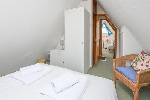 Postel nebo postele na pokoji v ubytování Chalet Eightythree