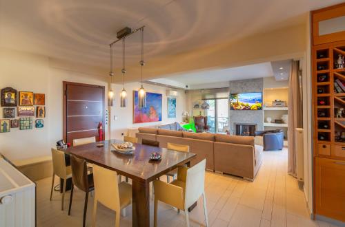 Χώρος καθιστικού στο Penthouse