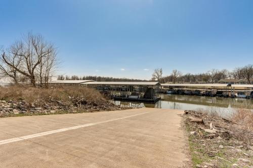 a road next to a river with a bridge at Game Room and Patio Family Afton Retreat! in Afton